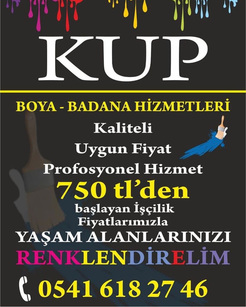 Boyacı Broşür, Boyacı El İlanı, a4 a5 broşür