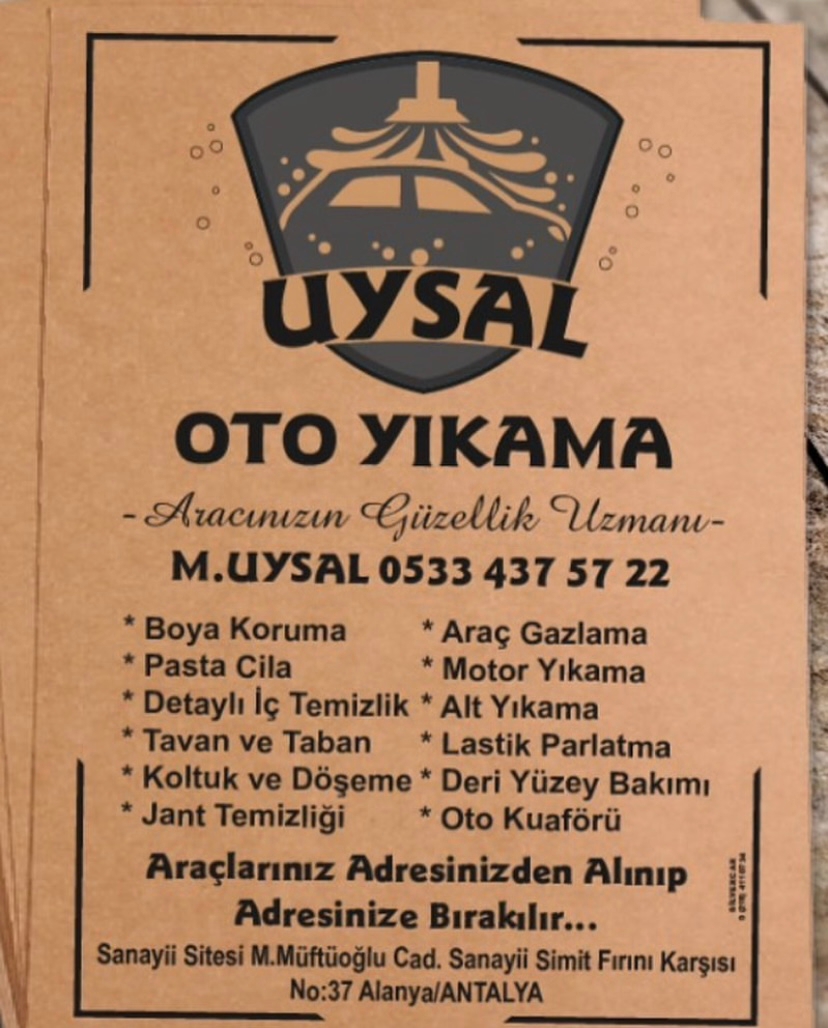 Oto Yıkama Baskılı Paspas