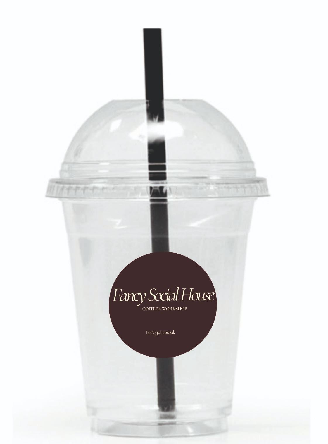 8 oz Plastik Bardak Baskı